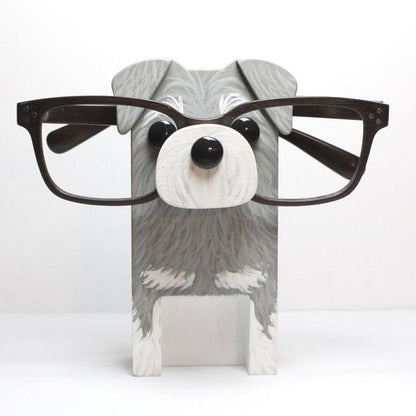 Schnauzer Dog Eyeglass Stand.