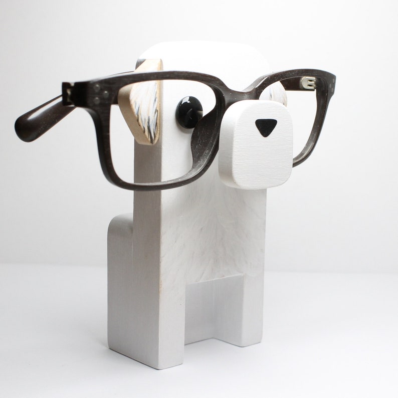Great Pyrenees Dog Eyeglass Stand.