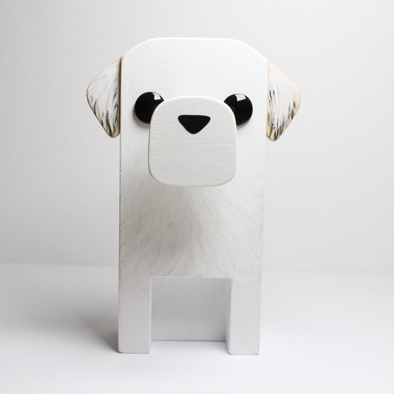 Great Pyrenees Dog Eyeglass Stand.