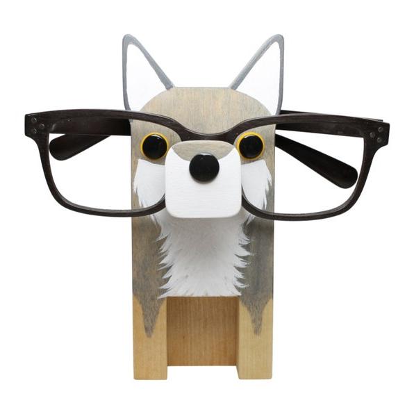 Wolf Eyeglass Stand.