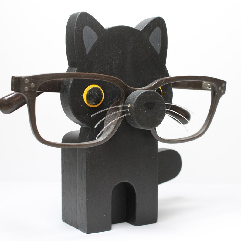 Black Cat Eyeglass Stand.