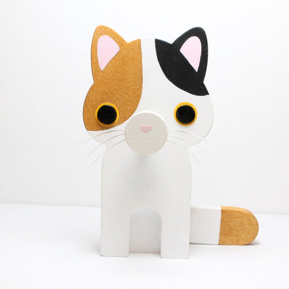 Calico Cat Eyeglass Stand.