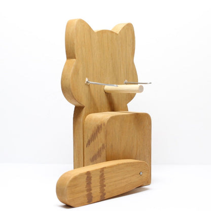 Orange Tabby Cat Eyeglass Stand.
