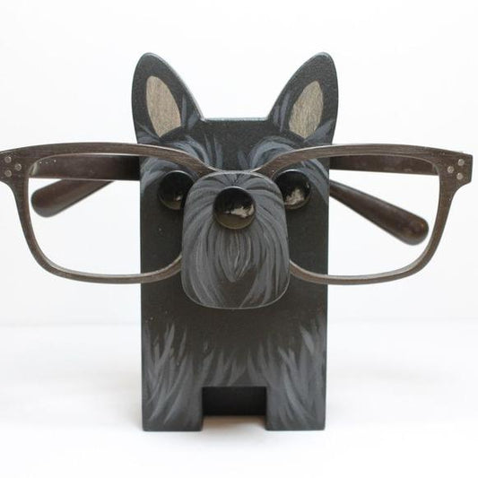Scottish Terrier Eyeglass Stand.