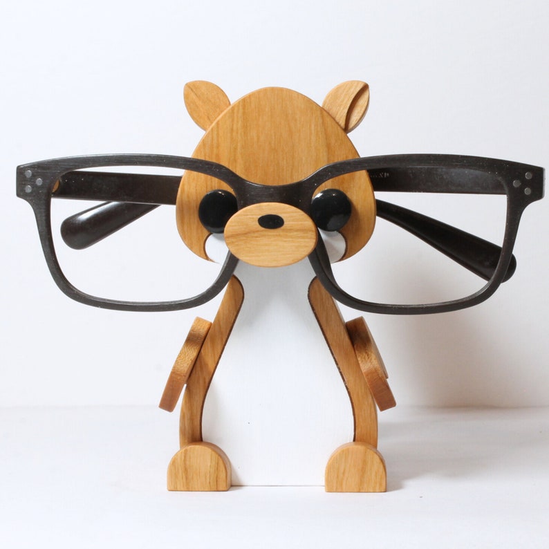 Squirrel Eyeglass Stand.