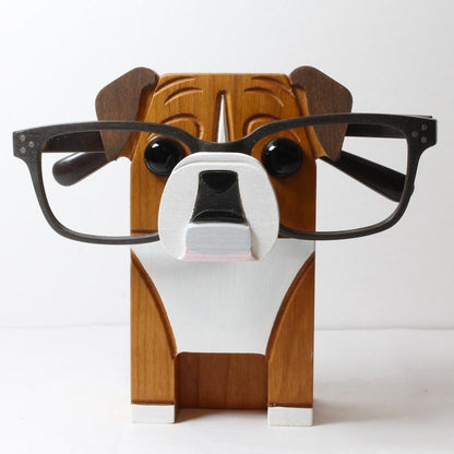 English Bulldog Eyeglass Stand.
