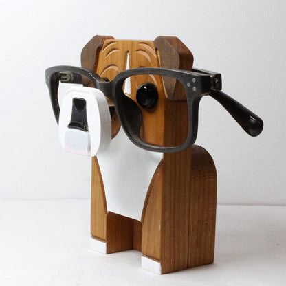 English Bulldog Eyeglass Stand.