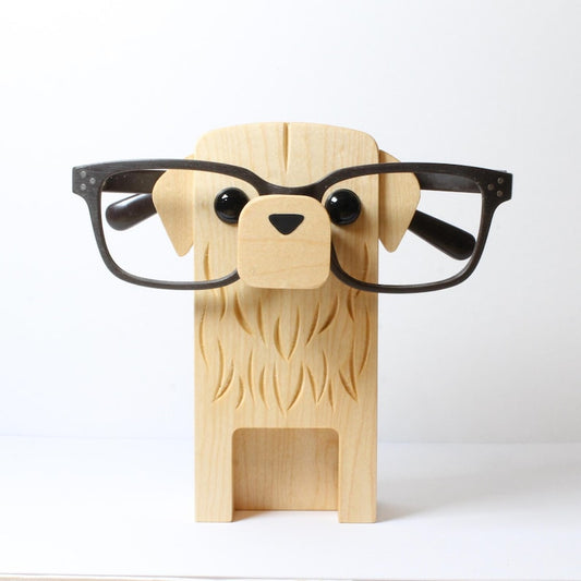 Golden Retriever Dog Eyeglass Stand.