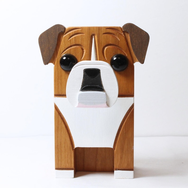 English Bulldog Eyeglass Stand.