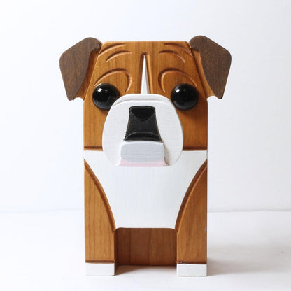 English Bulldog Eyeglass Stand.