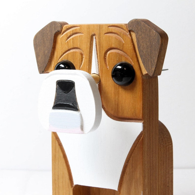 English Bulldog Eyeglass Stand.