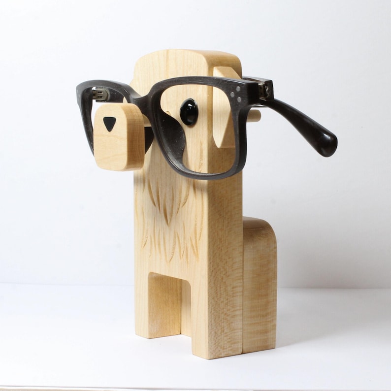 Golden Retriever Dog Eyeglass Stand.