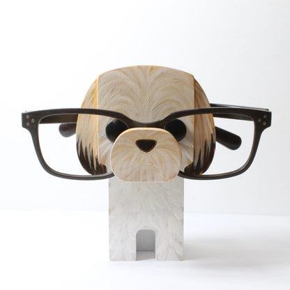 Havanese Dog Eyeglass Stand.