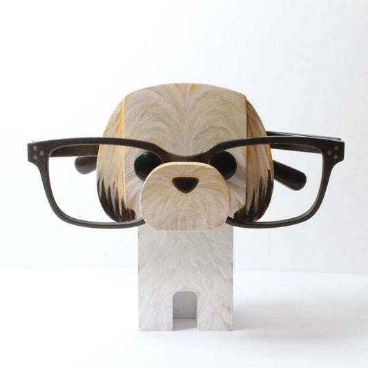 Havanese Dog Eyeglass Stand.
