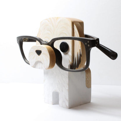 Havanese Dog Eyeglass Stand.