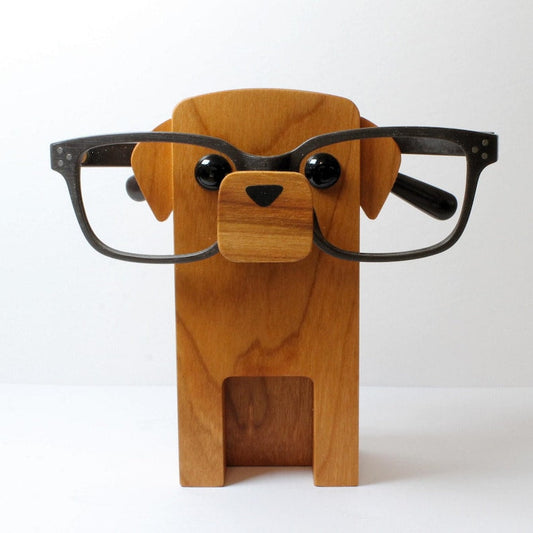 Red Labrador Retriever Dog Eyeglass Stand.