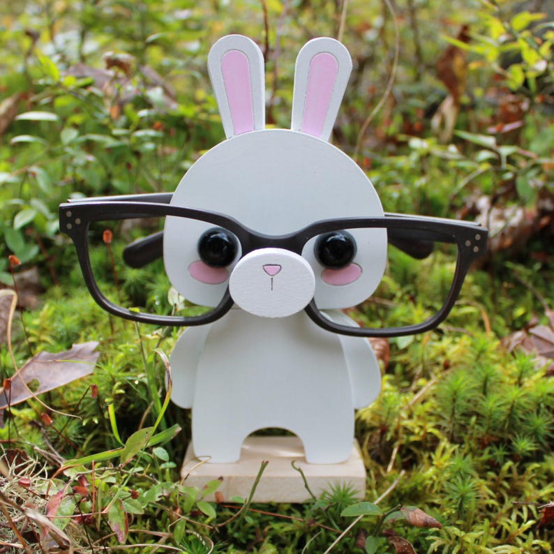 Bunny Eyeglass Stand.