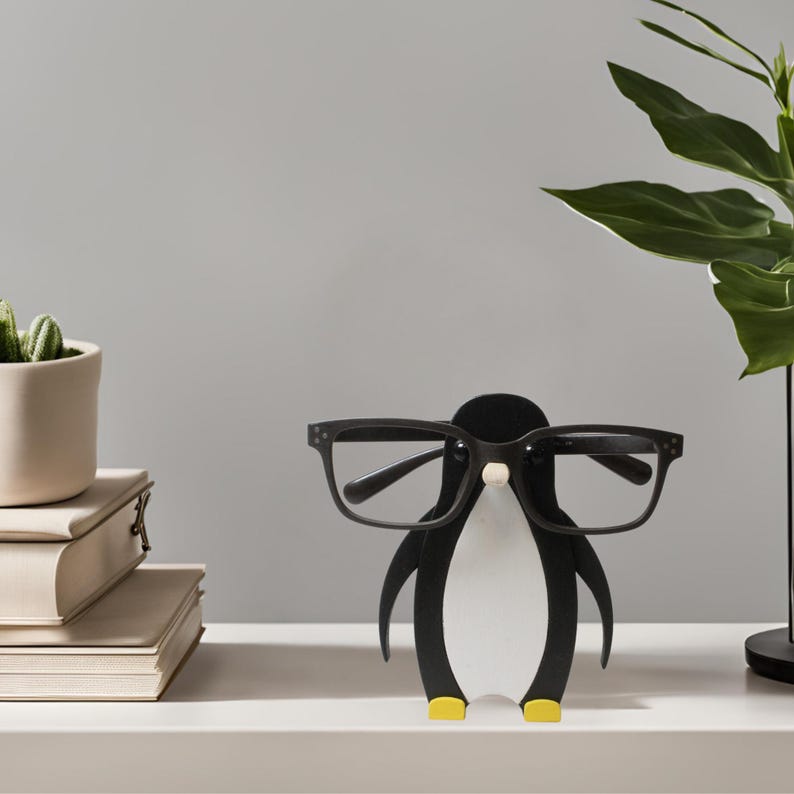 Penguin Eyeglass Stand.