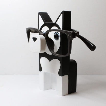 Siberian Husky Eyeglass Stand.