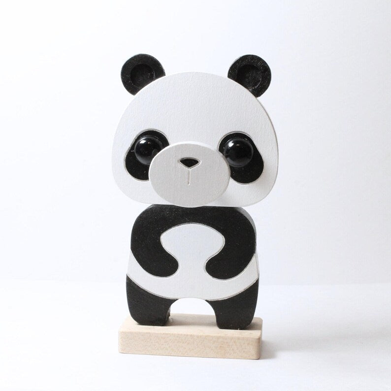 Panda standing up Eyeglass Stand.