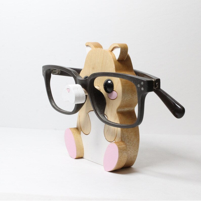 Cute Hamster Eyeglass Stand.