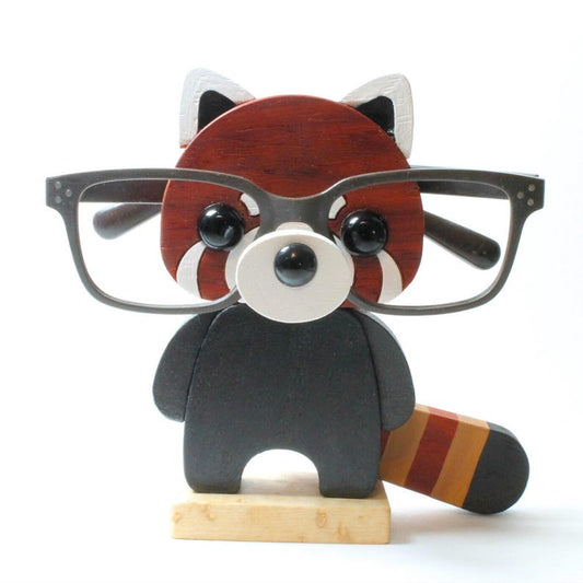 Red Panda Eyeglass Stand.