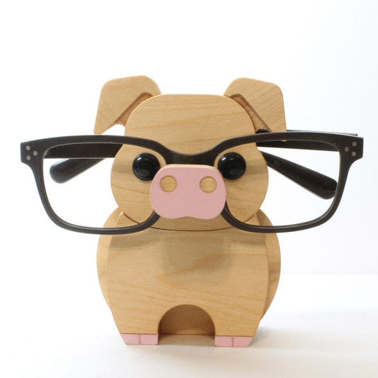 Standing Pig Eyeglass Stand.