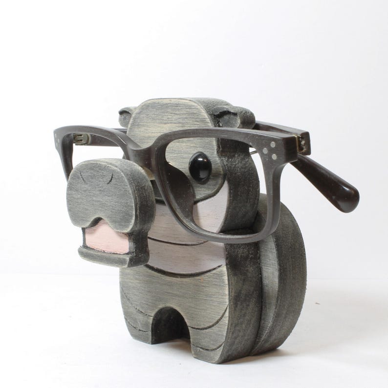 Pygmy Hippo Eyeglass Stand.