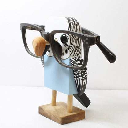 Budgie Eyeglass Stand.
