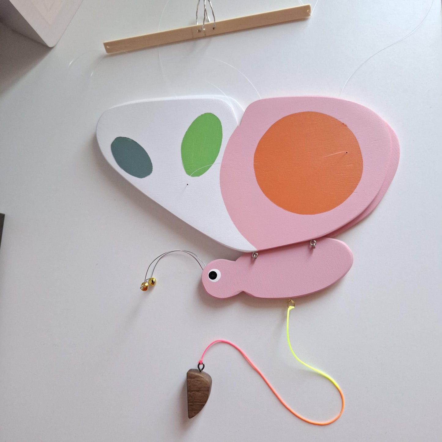 Flying Handmade Solid Wood Butterfly Decoration